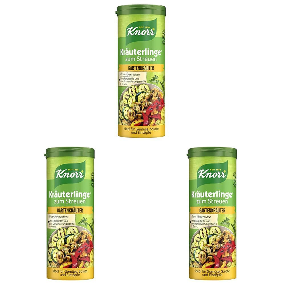 Knorr Kräuterlinge Italienische Kräuter Würzmischung zum Streuen für Pasta, Gemüse oder einen Salat 60 g