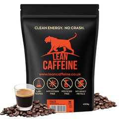 Kaffeebohnen 908g | Hochkoffein Bulletproof Coffee | Säurearm, Mykotoxinfrei | Starke Dunkelröstung