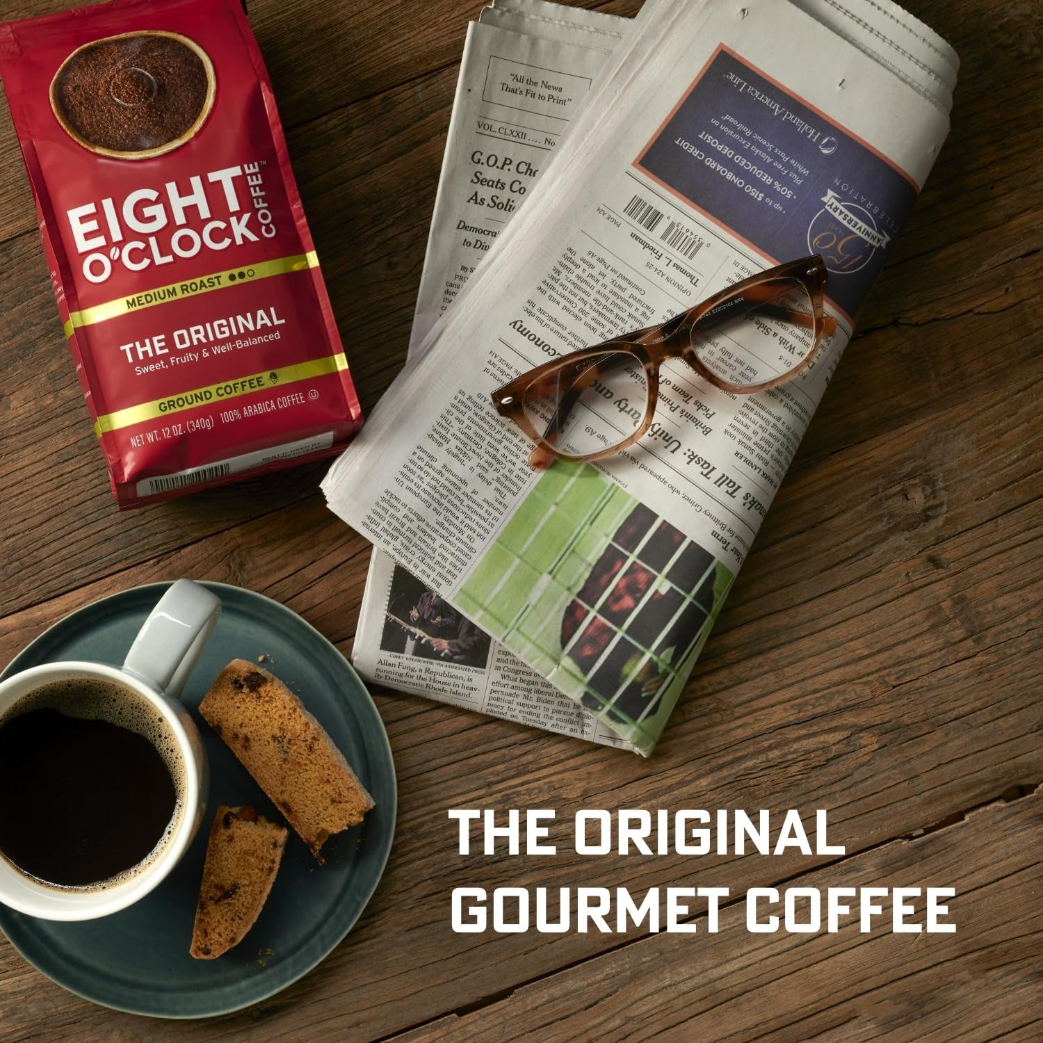 Coffee The Original Decaf, 600 ml (1 Stück) Medium Roast Whole Bean Decaffeinated Coffeinated Coffee, 100% Arabica