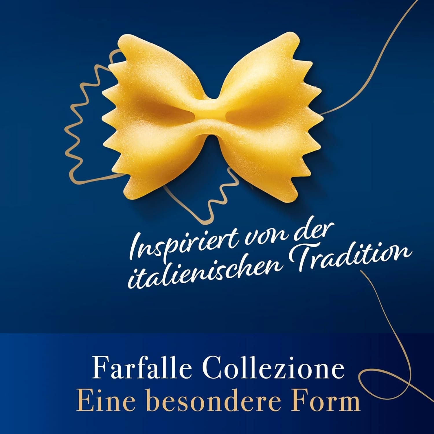 Barilla Collezione Farfalle Paste făcute din grâu dur de înaltă calitate, întotdeauna al dente, (1 x 500 g)