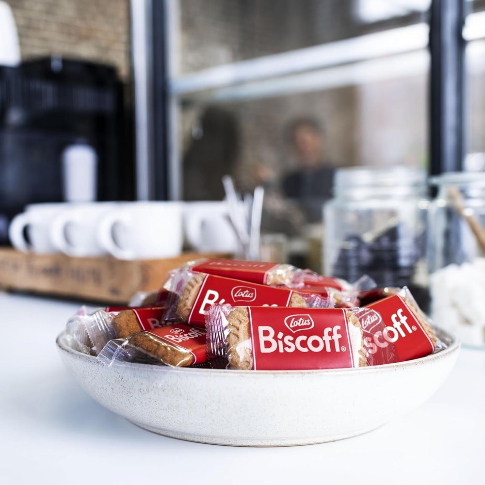 Lotus Biscoff | Biscuite Caramelizate | 150 Biscuiți Ambalați Individual | Doar Ingrediente Naturale | Vegan | 150X1 | 938G