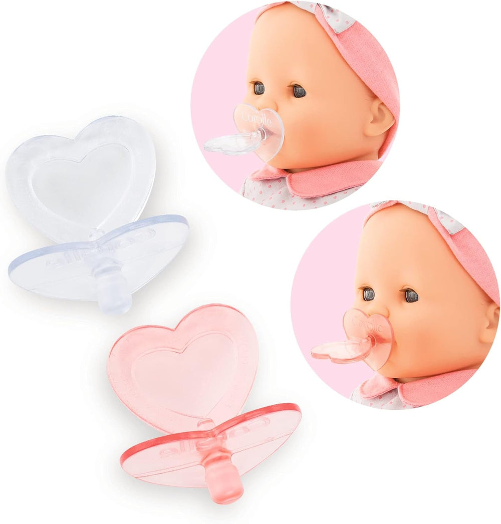 Corolle 9000140370 - Mon Grand Poupon 2 Schnuller, für 36-42cm Babypuppen, ab 18 Monate