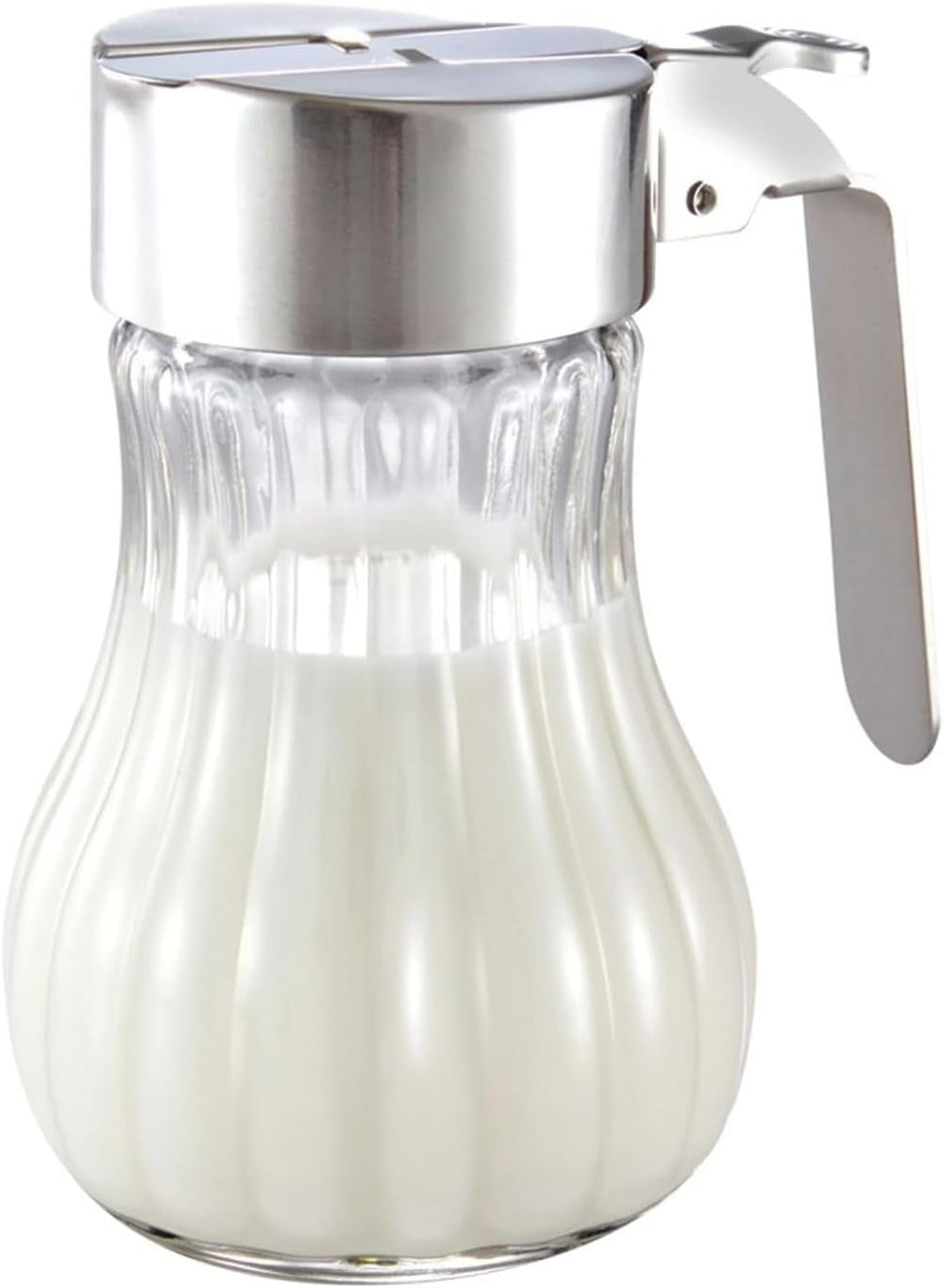 Cană pentru frișcă/miere Tescoma CLASSIC 250 ml, oțel inoxidabil și sticlă robustă, ideală pentru casă și catering, durabilă și funcțională