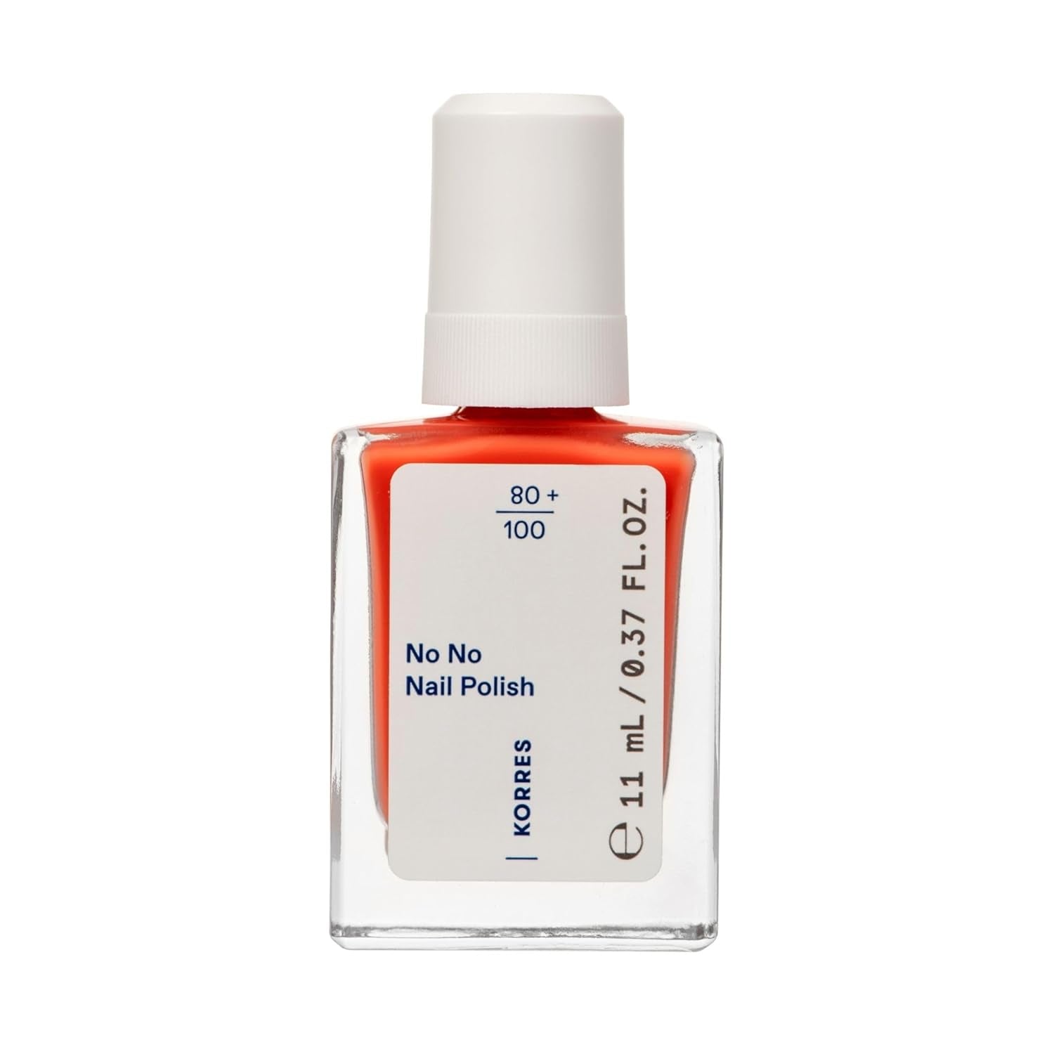 Bază de ojă KORRES No No - bază vegană 10% fără eliberare, pentru o culoare de lungă durată, rezistentă la ciobire, 11 ml - unghii îngrijite natural, fără substanțe nocive
