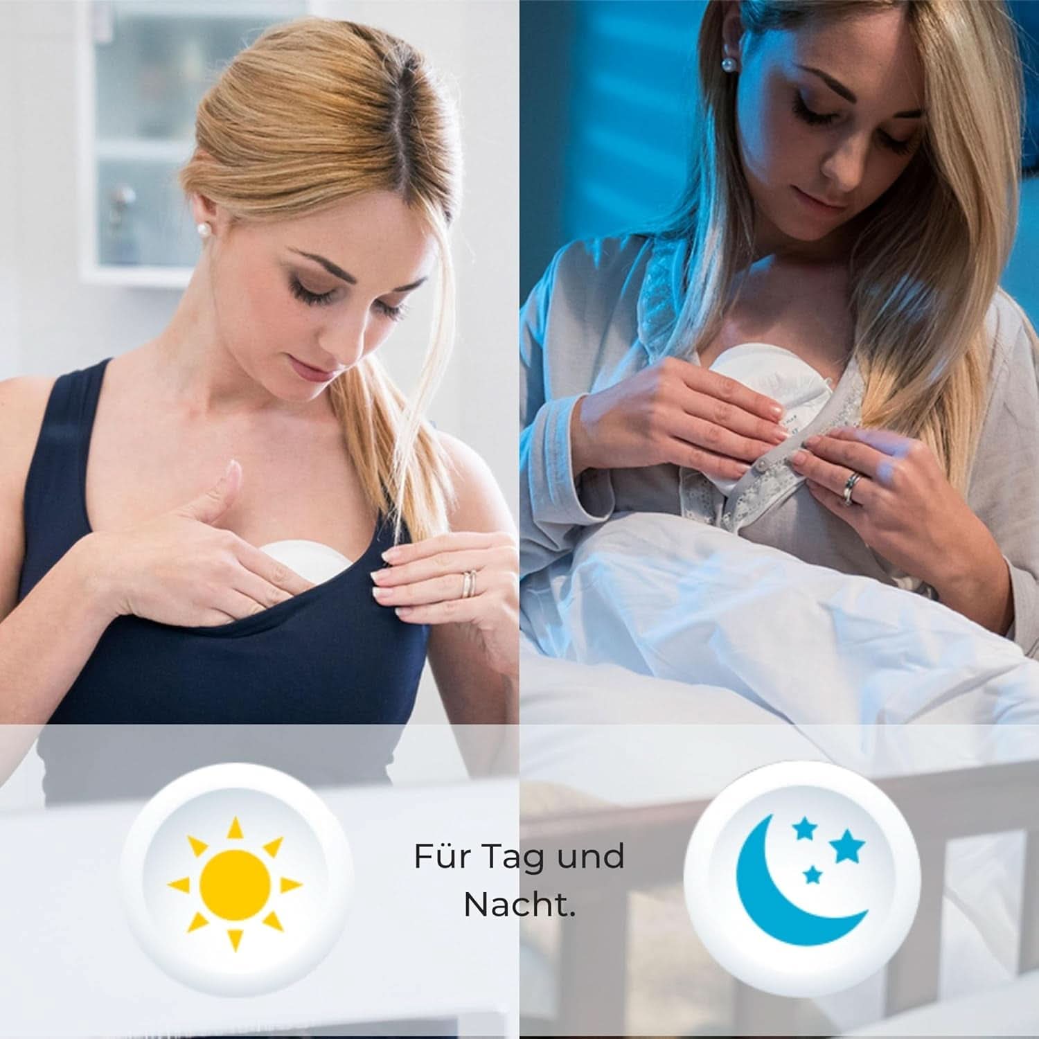 Nuvita 1202 - Absorbante pentru alăptare de zi și de noapte Accesorii Hrana si Alaptare Bebe Naty Shop