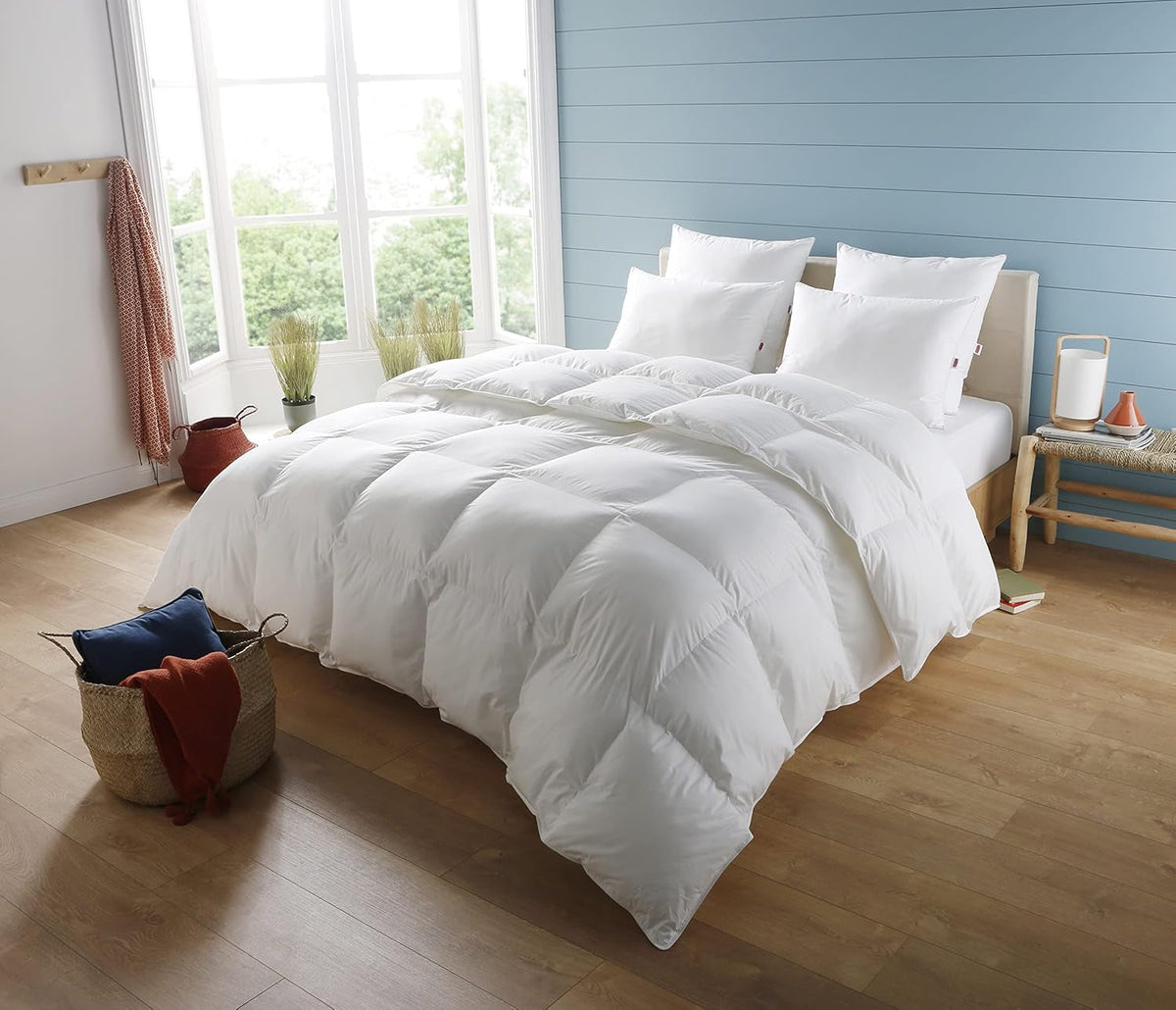 Cuvertură, Percale, Bumbac premium, Temperat, 140 X 200 Cm, Pentru pat de o persoană, Cuvertură în formă de nor, Rezistent la mușcături și gonflabil, Lavabil la mașină la 40 °C Plapumi si pilote Naty Shop 140/200