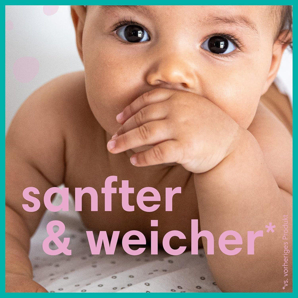 Marsupiu bebeluși Flip Advanced 4 în 1 cu bavetă și șervețele umede Pampers Sensitive, 1200 de șervețele (15 x 80) pentru pielea sensibilă a bebelușilor, testat dermatologic, articole esențiale pentru nou-născuți