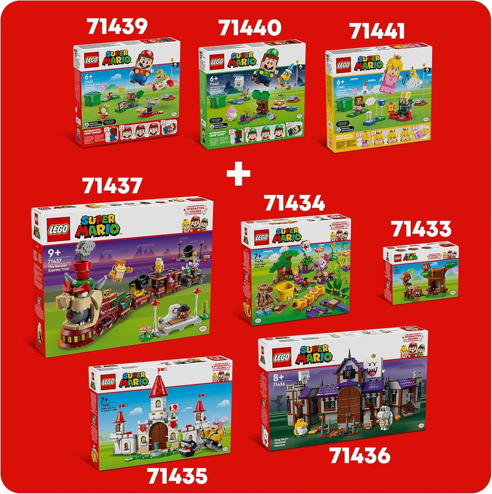 LEGO Super Mario Abenteuer mit dem interaktiven Mario, Set mit Junior-Clown-Kutsche, Spielzeug-Yoshi, Nintendo Geschenk für Jungen, Mädchen und Gamer ab 6 Jahren 71439