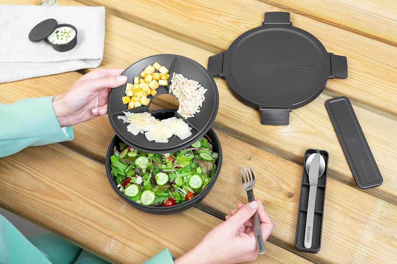 Brabantia - Set de 3 tacâmuri Make & Take Bucatarie Naty Shop