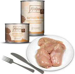 MjAMjAM - Hrană umedă premium pentru pisici - Pachet Mix V - Plăcere pură cu carne, pachet de 6 (6 x 400 g), fără cereale cu extra carne