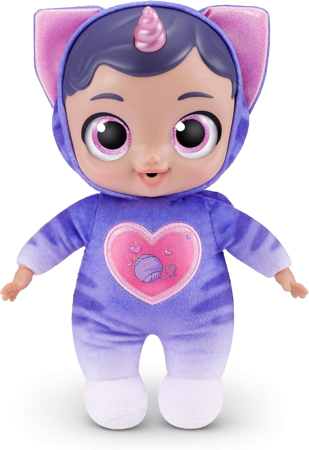 Babycorns Serie 1 von ZURU Magische Babypuppe Katze (Poppy) mit Zubehör, Überraschungs-Unboxing-Spielzeug für Kinder, Mädchen