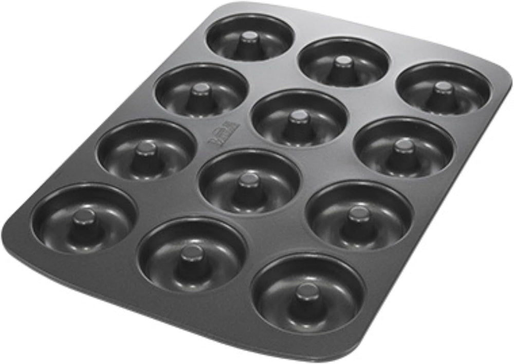 Birkmann, Easy Baking, Donutblech, Backform Für 6 Donuts, Mit Hochwertiger Antihaftbeschichtung, Ø 9 Cm, Mit Rezept, 881631 Matrite si tavi pentru copt Naty Shop 12Er Donut-Blech