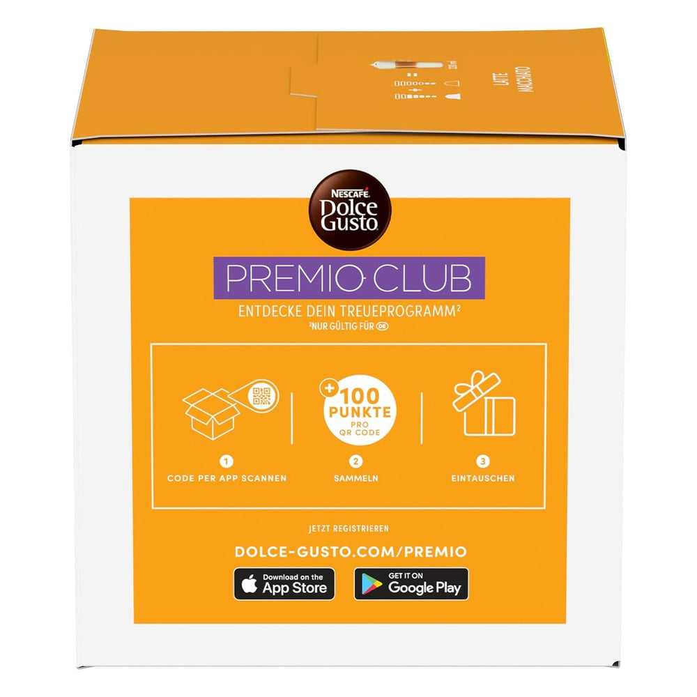 NESCAFÉ DOLCE GUSTO Latte Macchiato Kaffeekapseln 3er Pack (3 x 16 Kapseln)
