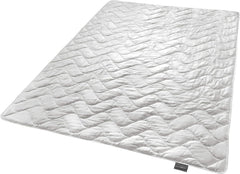 Traumnacht Exklusiv Plapumă ușoară pentru vară Fabricat din 100% mătase sălbatică, certificat Oeko-Tex, fabricat în Germania, greutate de umplere: 550Gr, 135 X 200 Cm Plapumi si pilote Naty Shop 135 X 200 Pătură de vară - mătase sălbatică