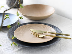 CreaTable, 13139, seria Catania, set de veselă cu 12 piese, set de farfurii din gresie, potrivit pentru mașina de spălat vase și cuptorul cu microunde, fabricat în Portugalia