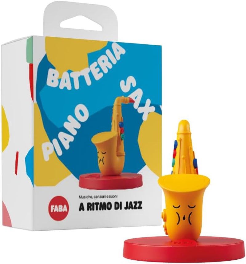 Figura de sunet - ritm de jazz - muzică, cântece și sunete, jucărie cu conținut educațional, băieți și fete de la 0 ani, versiunea italiană Jucarii Bebe Naty Shop
