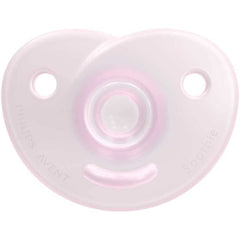Philips AVENT Soothie – suzetă fără BPA pentru bebeluși cu vârsta cuprinsă între 0 și 6 luni, roz/roz deschis (model SCF099/22)