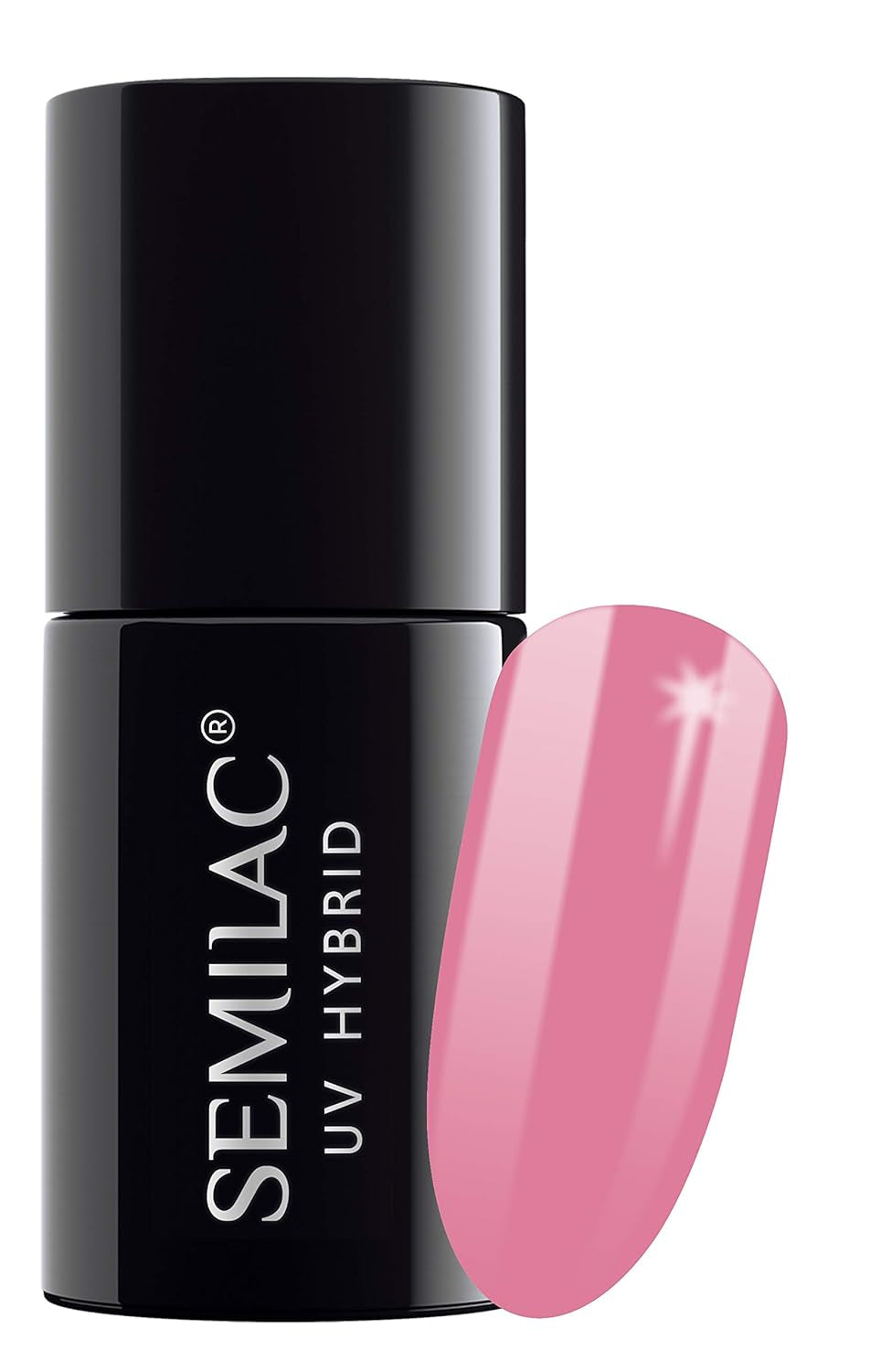 Semilac UV Nagellack Hybrid 404 Black Beans Muffin 7ml Kollektion Tastes of Fall