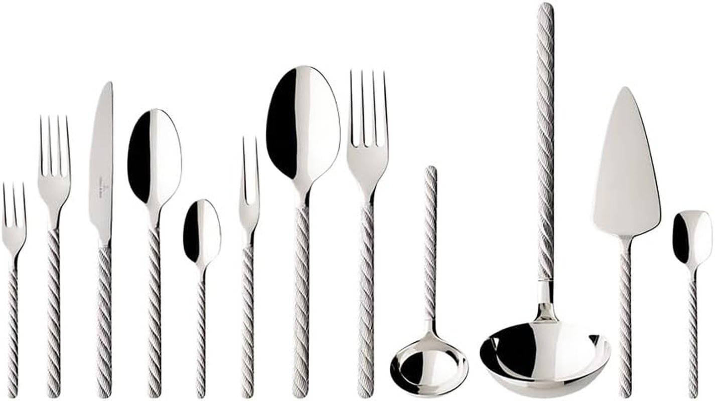 Villeroy And Boch - Set de tacâmuri Montauk, diverse marimi, oțel inoxidabil Bucatarie Naty Shop 70 bucati