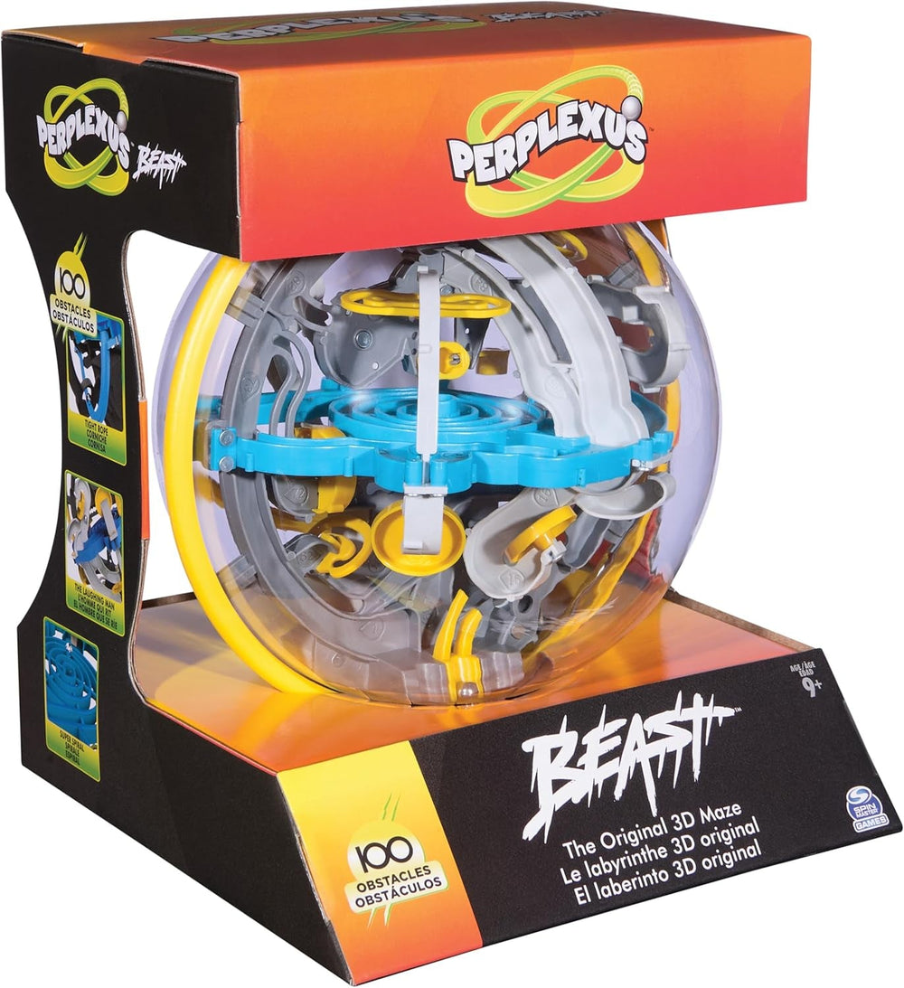 Spin Master Games - Labirint cu bile 3D Perplexus Beast cu 100 de obstacole, joc de răbdare pentru copii de 9 ani și peste și adulți