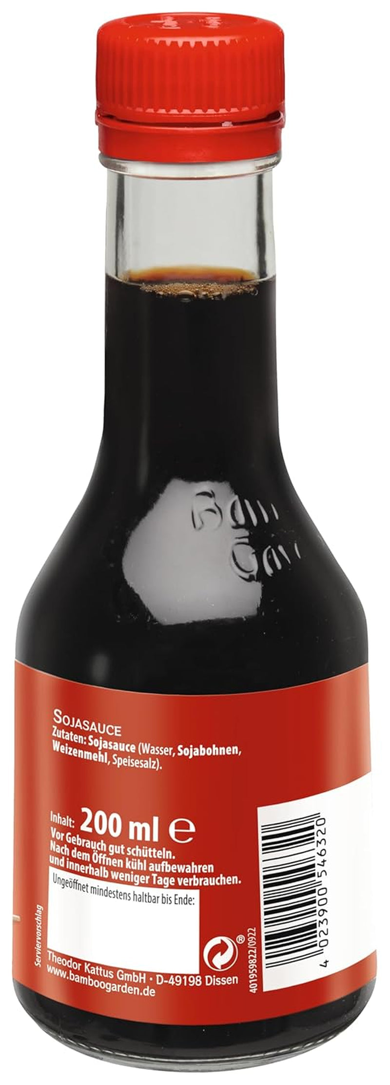 Bamboo Garden - Chinesische Sojasauce , Würzsauce für Fleisch, Geflügel, Gemüse und vieles mehr , 1 x 200 ml (Verpackungsdesign kann abweichen)