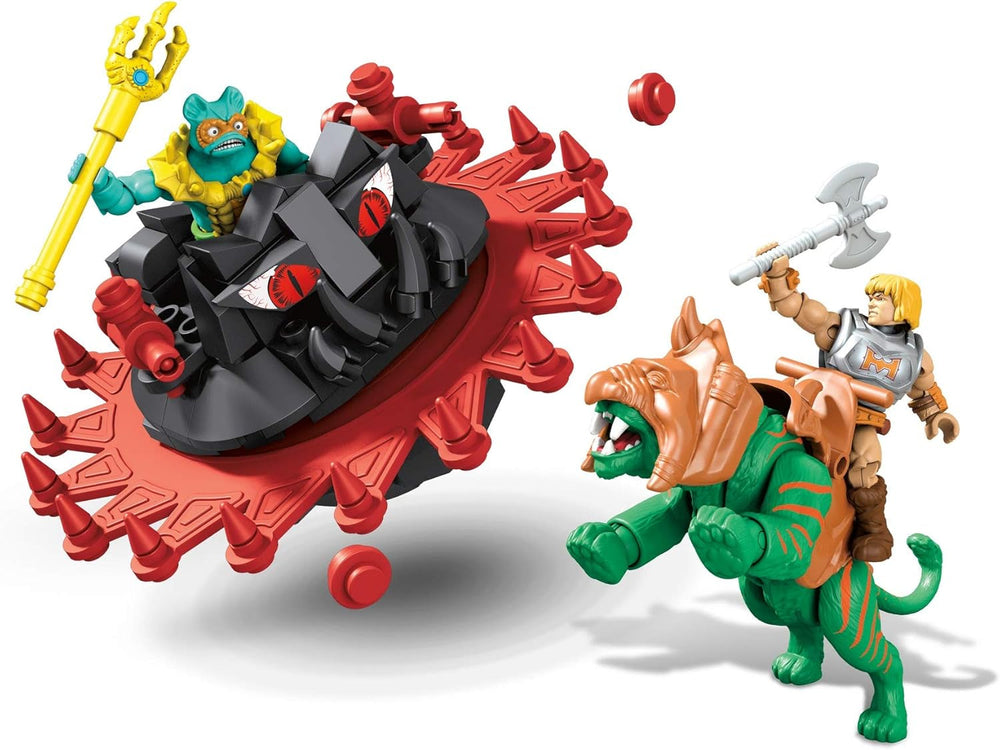 MEGA Construx GPH23 - Probuilder Masters of The Universe Classic Roton Assault, enthält Zwei Mikro-Actionfiguren zum Sammeln, Spielzeug ab 8 Jahren