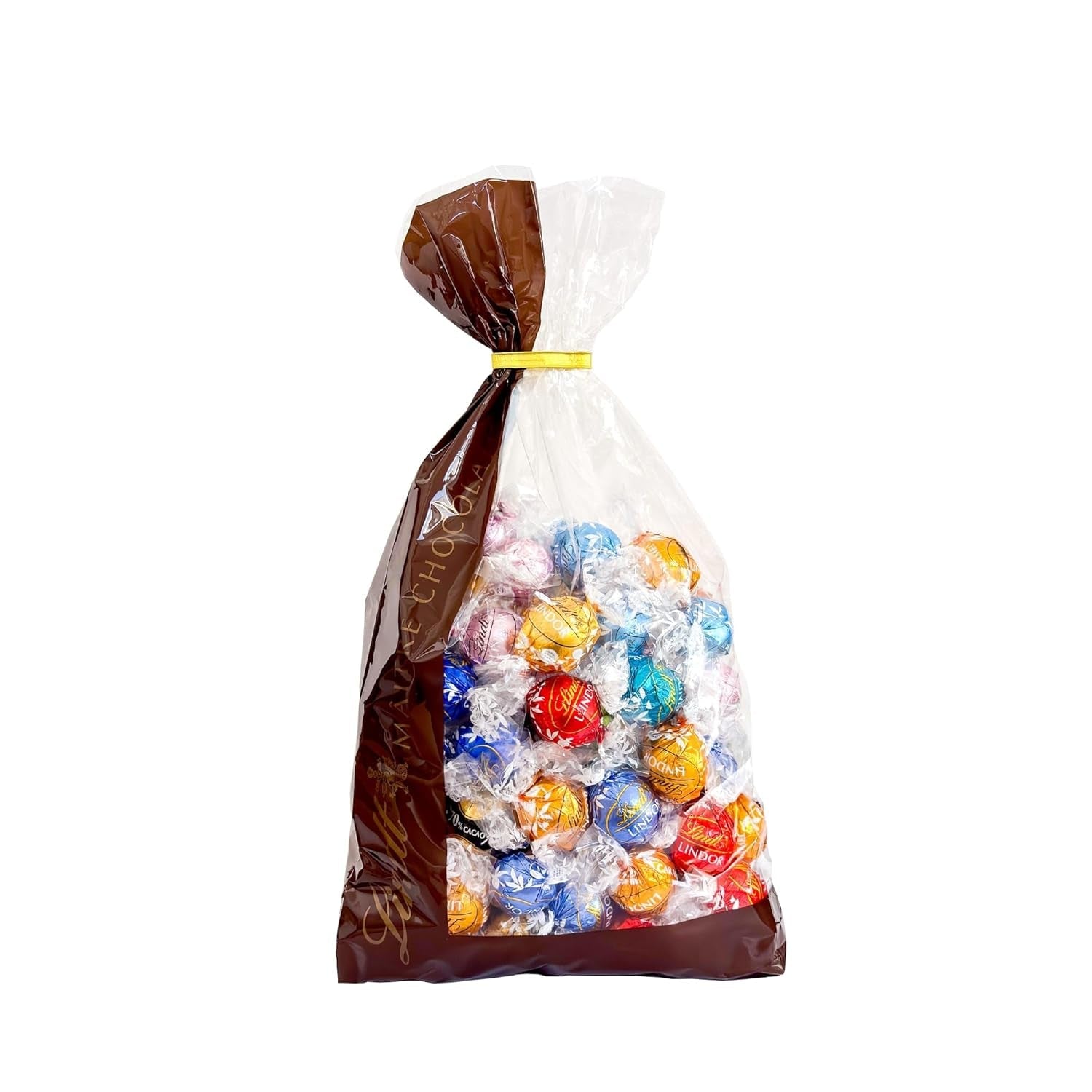 Ciocolată Lindt | Asortiment LINDOR | 1371g | 110 trufe în ciocolată fină cu umplutură care se topește în gură | Cadou de ciocolată de împărțit