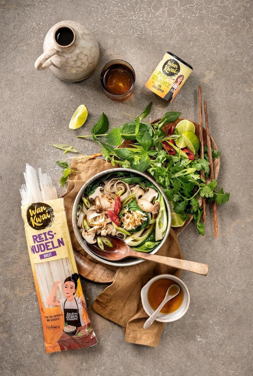 Wan Kwai Pho Suppen Gewürzmischung 40g – Unverkennbarer Pho-Geschmack für deine selbsgemachte Pho Suppe.