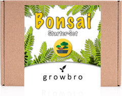 Bonsai Anzuchtset Von Growbro - ZÜCHTE DEINEN EIGENEN BONSAI BRO, Bonsai Starter Kit Inkl. Samen, Sprühflasche, Uvm.