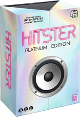 Hitster Platinum Edition – Joc muzical de petrecere cu 500 de melodii din pop, rock, hip-hop, dance și multe altele, inclusiv difuzor