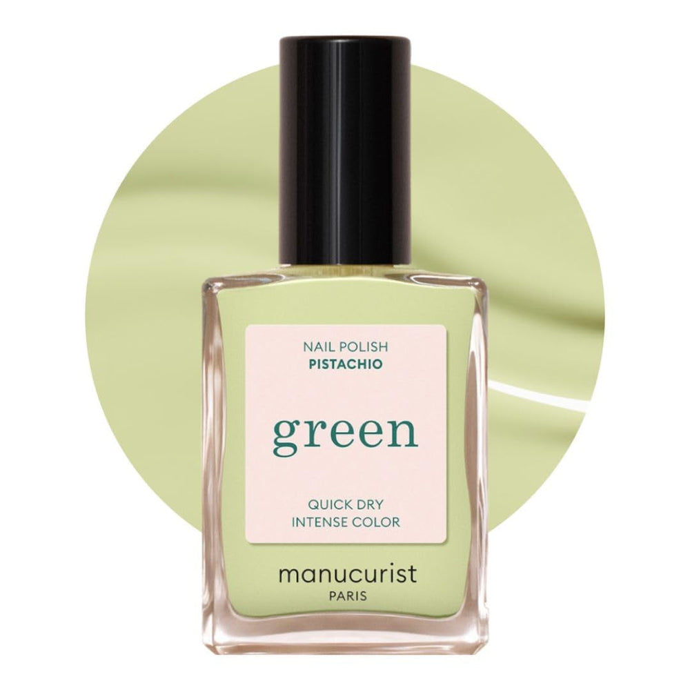 Manucurist Green - Oja Rosy Beige Shell Beige - Oja cu Uscare Rapidă - DIY Nails - Vegană 12-Free - Pe Bază de Plante - Oja - Fabricată în Franța
