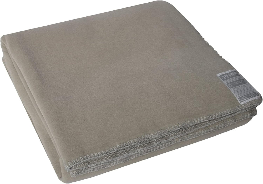 Zoeppritz din 1828 Pătură din fleece Smoothy - Pătură confortabilă pufoasă din fleece polar - Vegan - 140X190Cm - 010 Off-White, 010 Offwhite Paturi si Cuverturi Zoeppritz Since 1828 090 Argilă 140X190Cm
