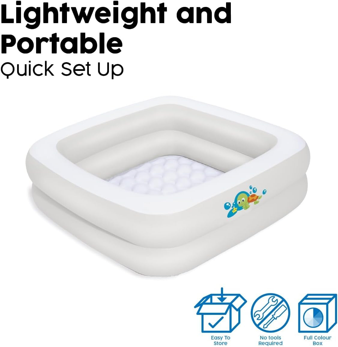 Bestway 51116 - Cadă de baie pentru bebeluși 86x86x25cm, Asortate