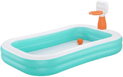 Piscină Bestway Family Dunk N' Splash cu coșuri de baschet 251 x 168 x 102 cm