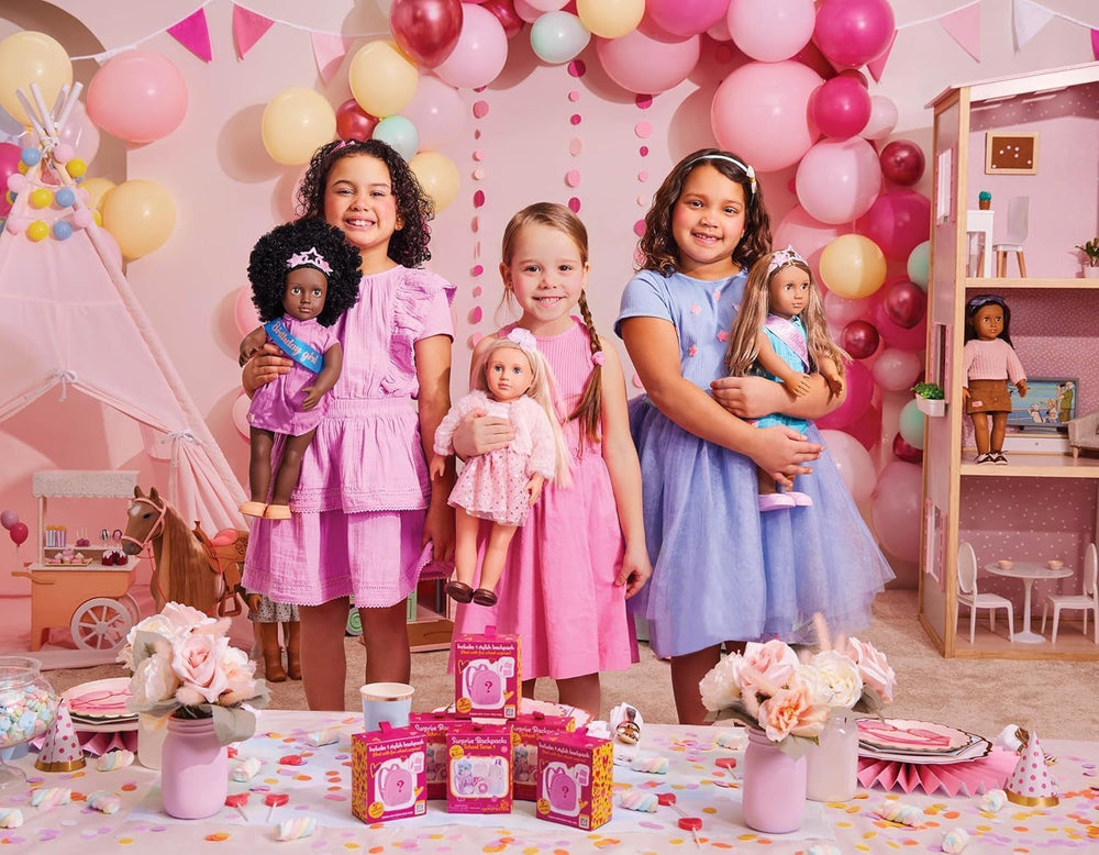 Our Generation - Lalia - 46 cm-Zuckerfee Puppe - Lebensechte Blaue Augen & langes Blondes Haar - Pinkes Ballettkleid, Tiara & Zauberstab Zubehör - Spielzeug für Kinder ab 3 Jahren