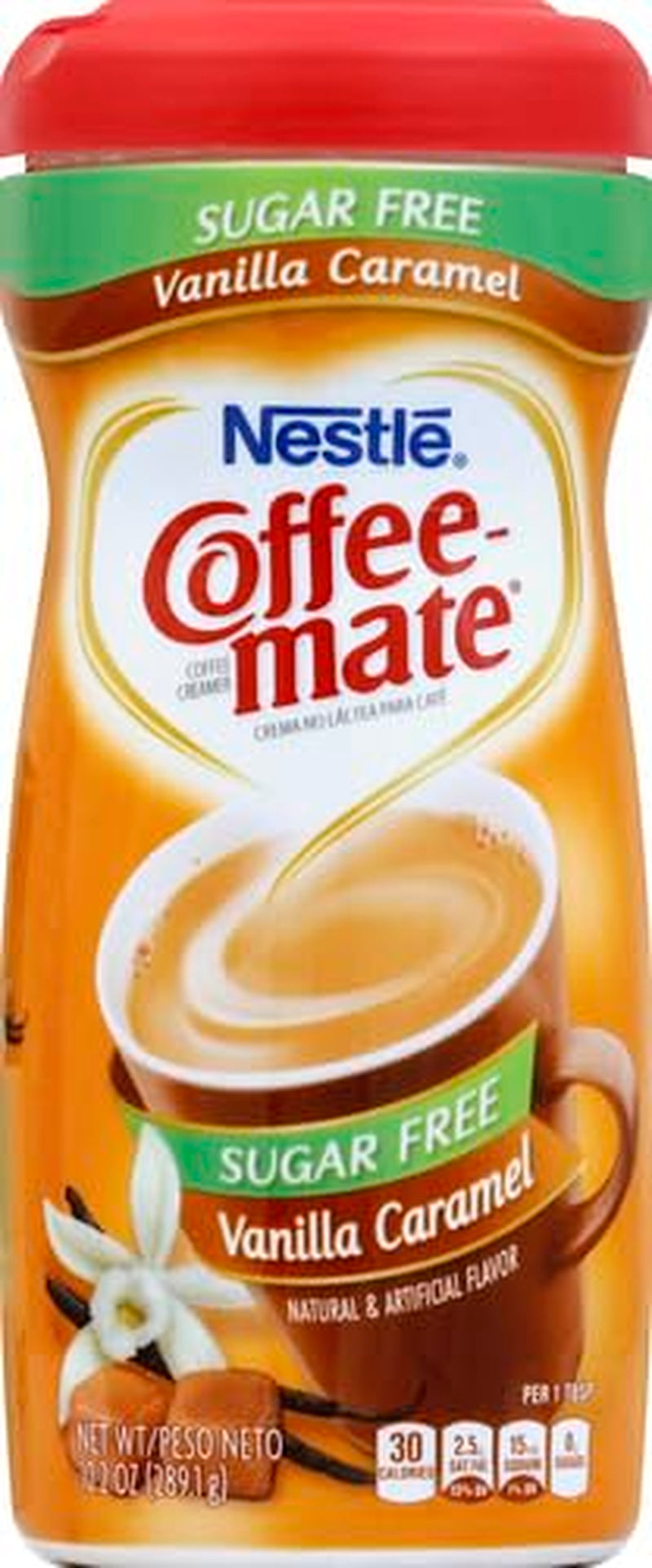 Coffee-Mate Vanilla Caramel, Sugar-Free Powdered Coffee Creamer, Kaffeesahne Pulver - Vanille Karamell - OHNE ZUCKER! aus USA