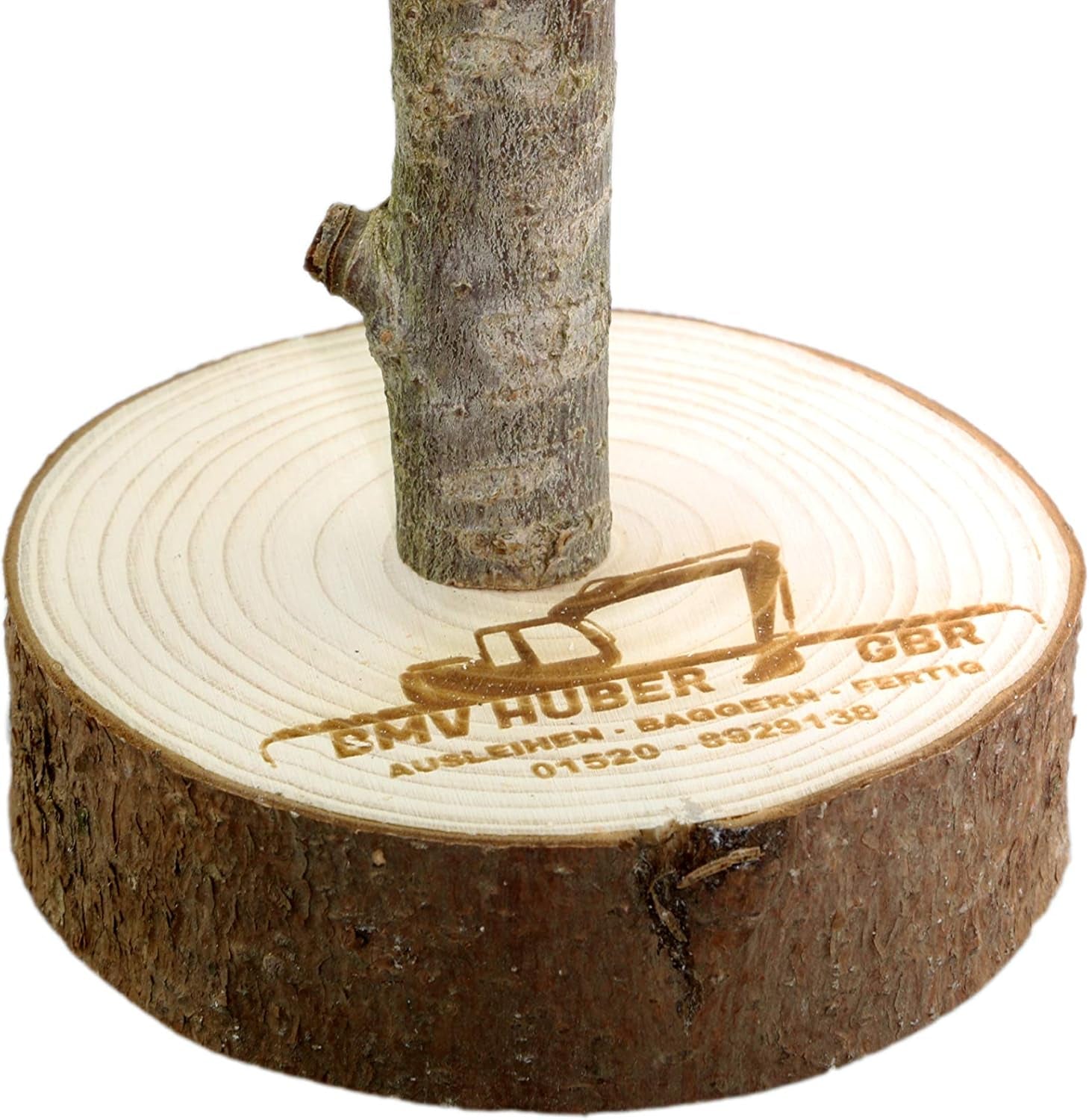 Der Deckelbaum -Naturbelassen- / Magnetbaum/Personalisiert Mit Deinem Wunschtext/Dein Persönliches