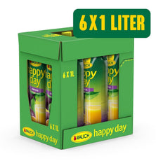 Rauch Happy Day Maracuja | Cu o mulțime de vitamina C | Magie exotică și aromă intensă | 6X 1 litru, Tetra Prisma Bauturi fara alcool Naty Shop