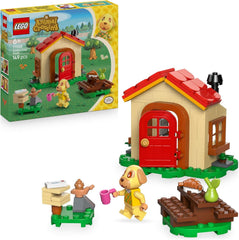 LEGO Animal Crossing - Bienchens gemütliches Haus - Spielzeug mit Minifigur, Klavier, Picknicktisch & Lebensmittel Zubehör - Spielset Gamer Geschenk für Mädchen, Jungen & Fans ab 6 Jahren - 77058