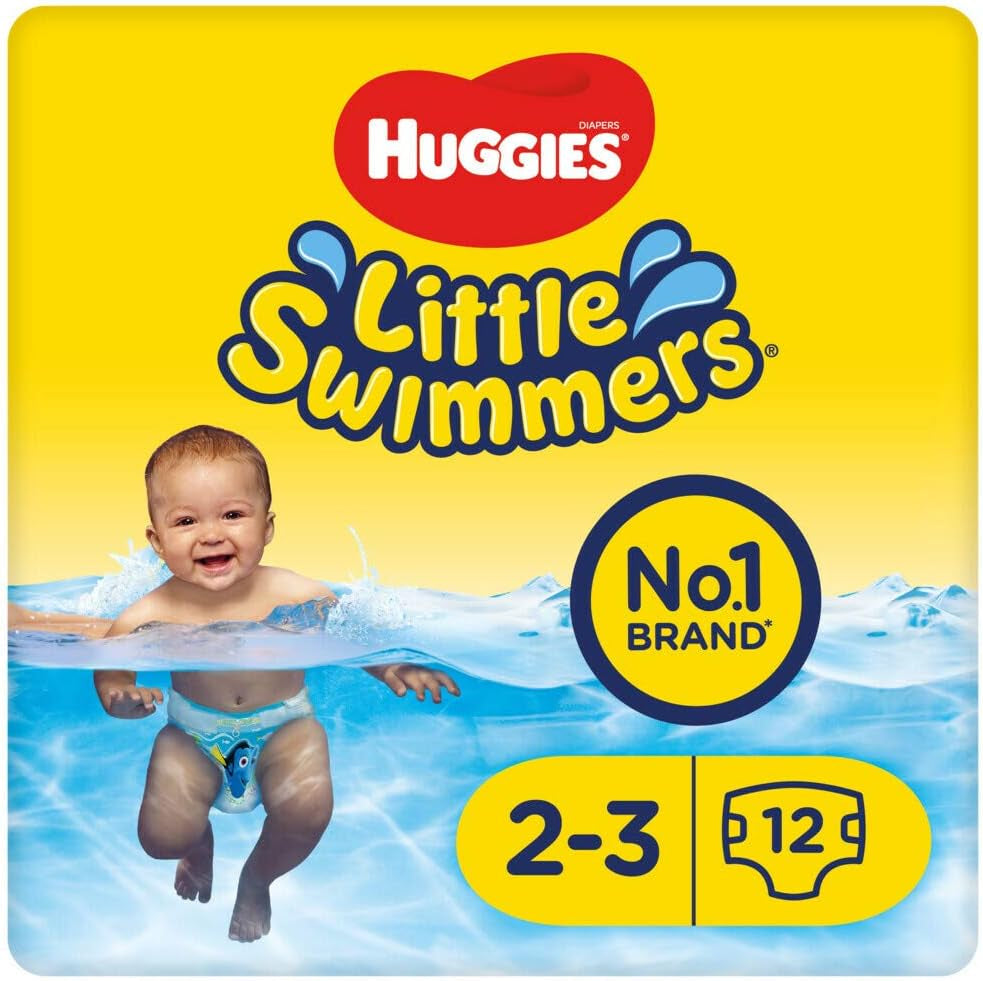 Scutece de înot Huggies Little Swimmers, mărimea 3-4 (7-15 kg), 1 pachet a câte 20 de bucăți