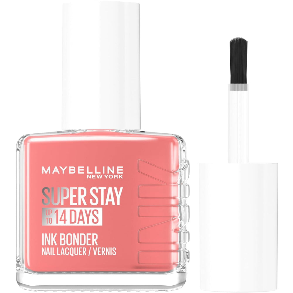 Oja Maybelline New York Super Stay Ink Bonder 135 Nude Rose – ojă de lungă durată pentru unghii puternice și culoare intensă, 12,3 ml
