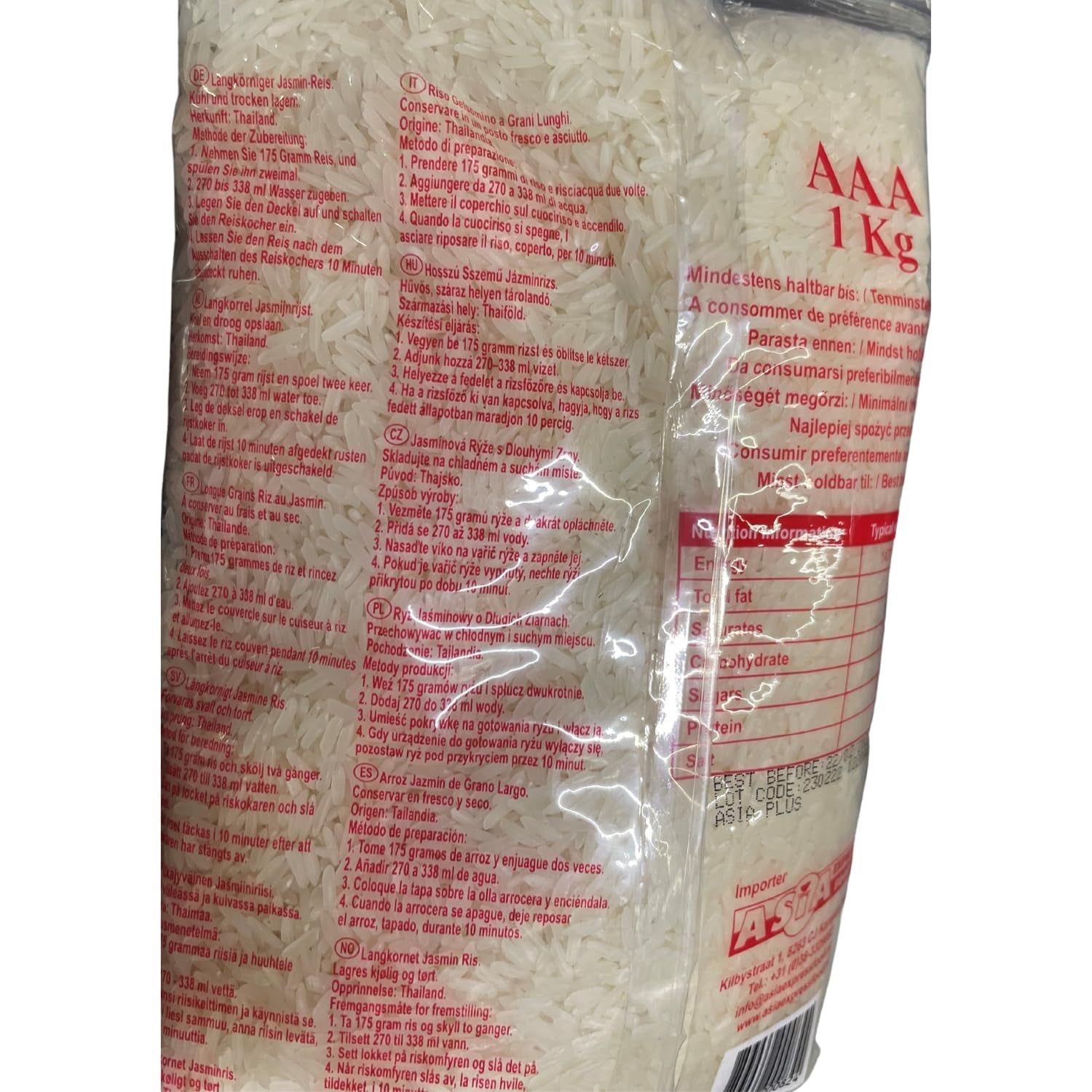 OREZ ROYAL THAI - Orez cu bob lung și parfumat cu iasomie - 1 X 1 KG