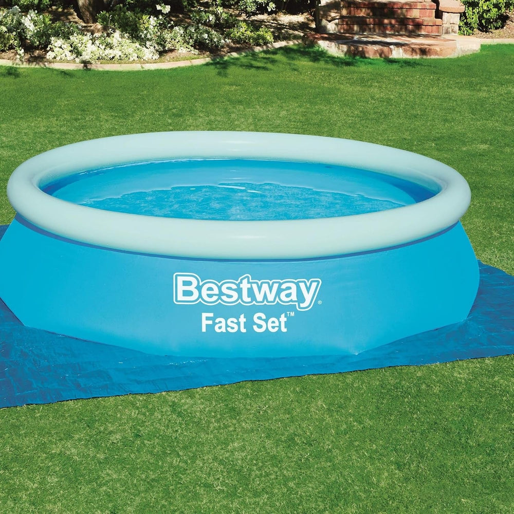 Folie de sol Bestway PE 335 x 335 cm, albastră, pătrată