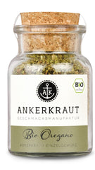 Ankerkraut BIO Oregano, gerebeltes Küchen-Kraut, 15 g im Korkenglas, Bio-Qualität zum selber Würzen, Gewürz mediterrane Küche für Pizza & Pasta
