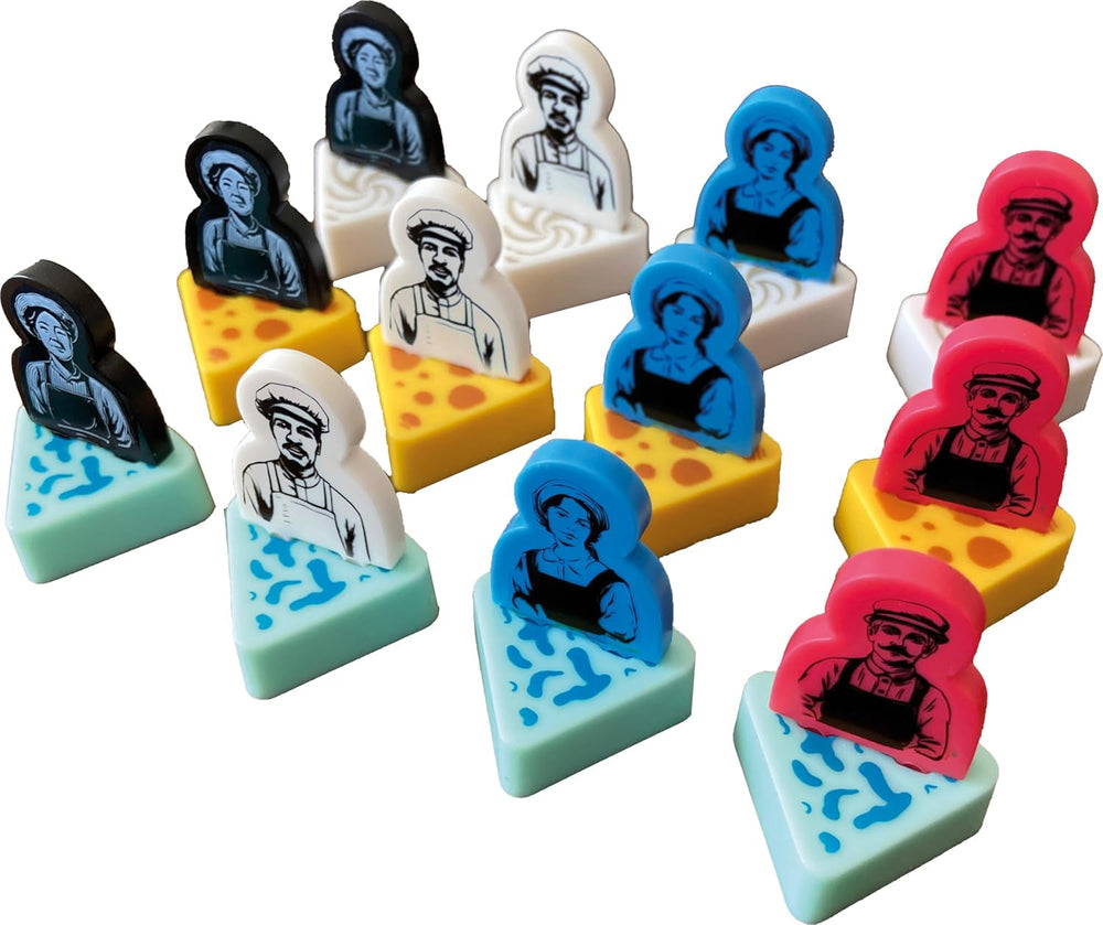 Asmodee - Brânză – Drumul spre Infamie – Joc de societate strategic – Plasarea muncitorilor – Maestru Brânză – Vârste 14+ – 1 până la 4 jucători – 40 de minute – Versiune franceză