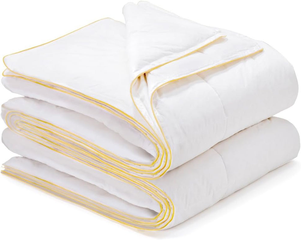 Sancarlos Vivaldi eiderdown, bumbac, alb, Cama 105-180 X 220 Cm Plapumi si pilote Naty Shop Cama 105 - 180 X 220 Cm