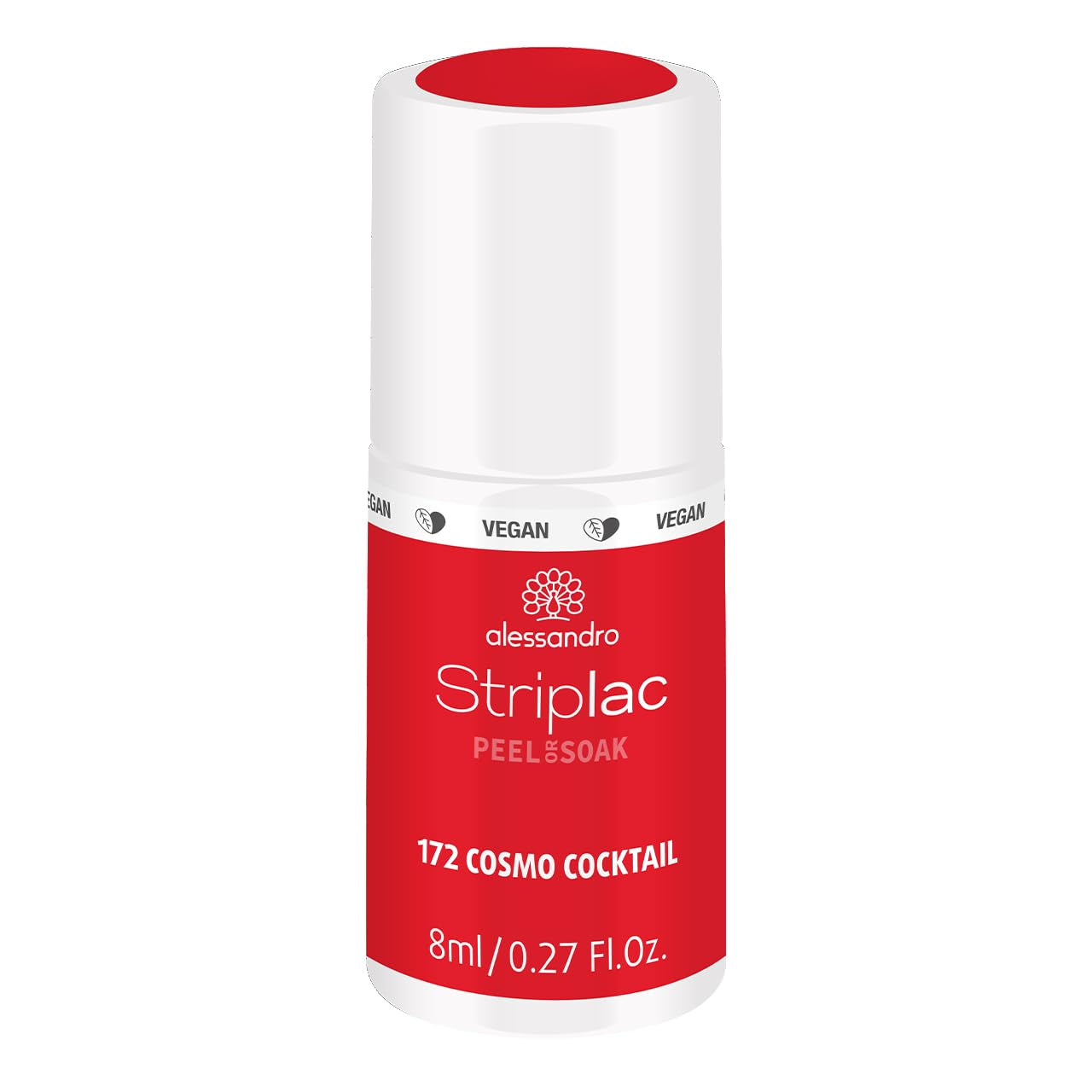 Oja UV alessandro Striplac Coral Sunshine – Delicată și de lungă durată – Îndepărtare ușoară datorită tehnologiei de îndepărtare – Vegană și cruelty-free – 8 ml