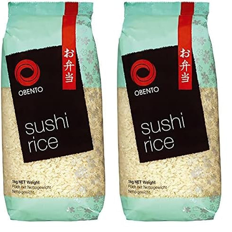 Orez pentru sushi, orez lipicios pentru rulouri nori și alte specialități japoneze de sushi, 1 kg (1 pachet)