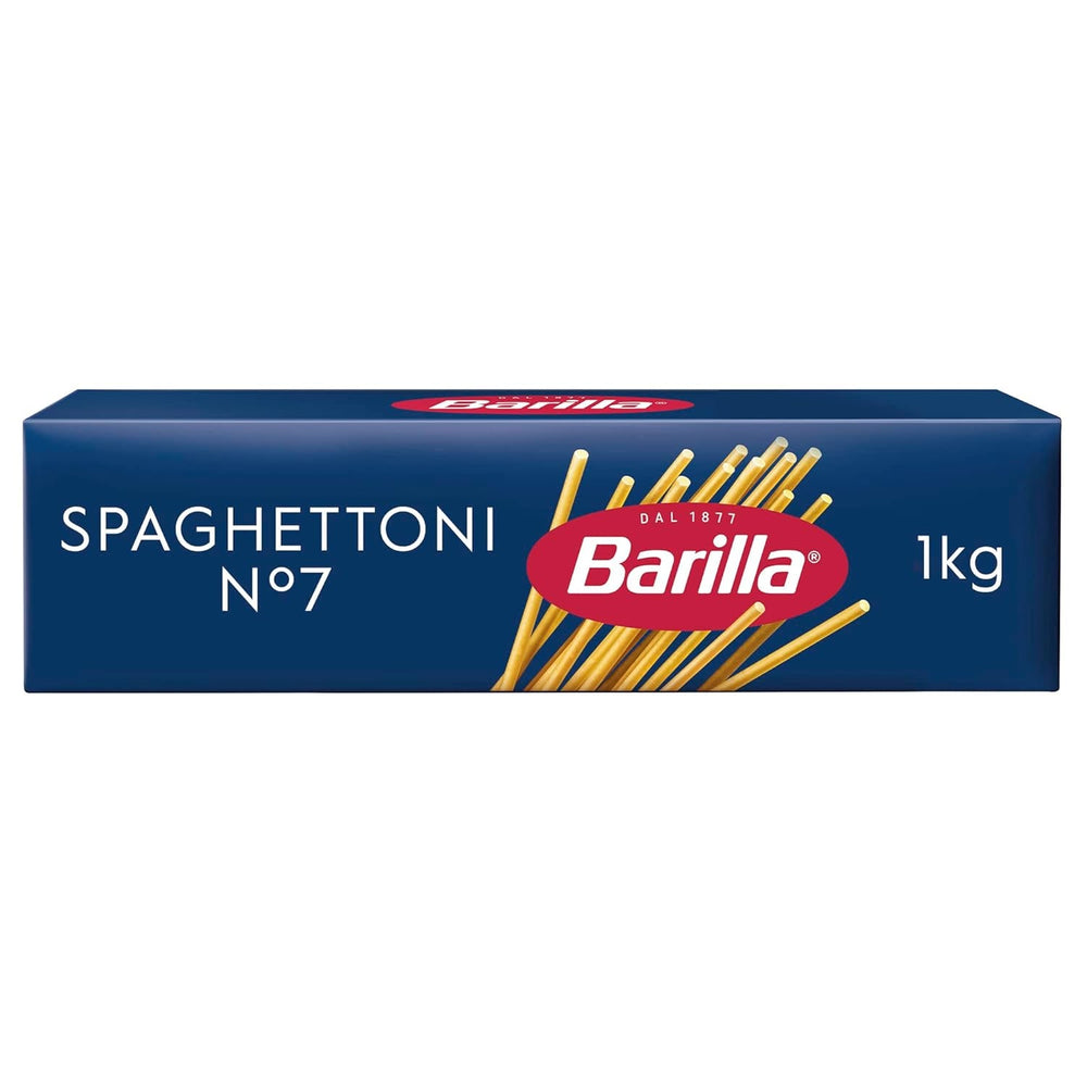 Barilla Pasta Klassische Spaghetti n.5 aus hochwertigem Hartweizen immer al dente, (1 x 500 g), geschmacklos