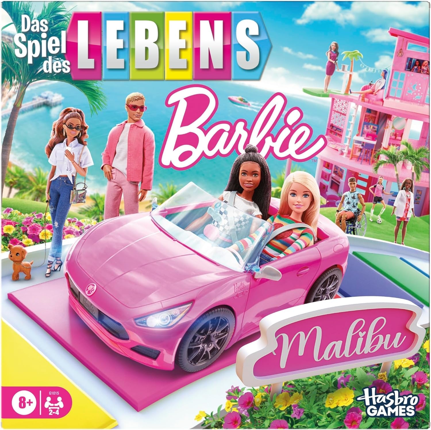 Hasbro Jocul Vieții, joc de societate pentru întreaga familie pentru 2-4 jucători, pentru copii cu vârsta de 8 ani și peste, include creioane colorate